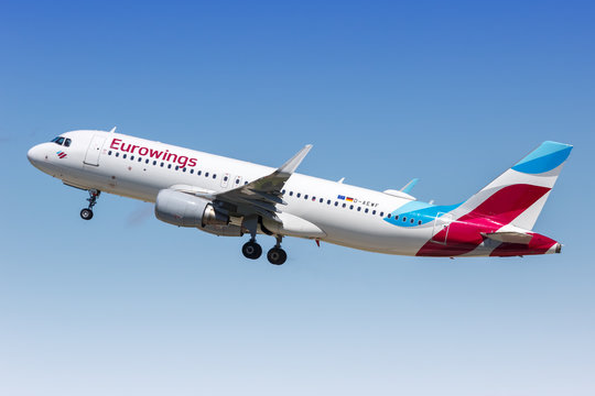 Eurowings Airbus A320 airplane