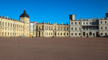 Fototapeta na wymiar Gatchina, Russia - view of the Gatchina Palace