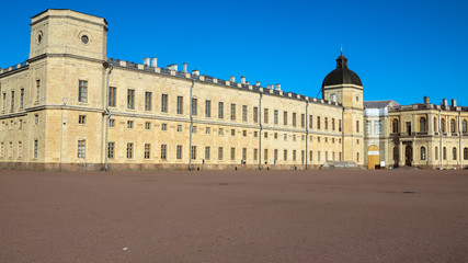 Fototapeta na wymiar Gatchina, Russia - view of the Gatchina Palace