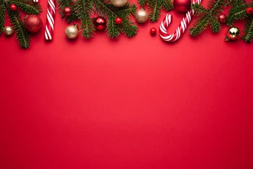 Gardinen Frohe Weihnachten und ein glückliches neues Jahr Hintergrund © Oleksandr Kotenko