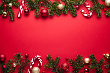 Fototapeta na wymiar Merry Christmas and New Year background