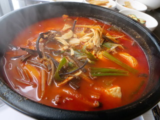 Spicy Korean Chicken Soup, Korean Traditional Food