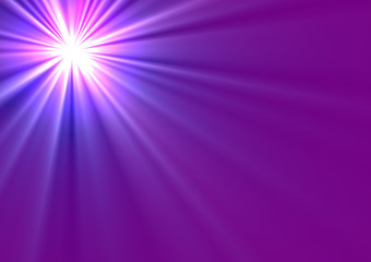 Blue purple burst from the top left corner