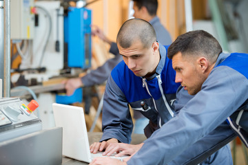 Obraz premium material designer and engineering workers