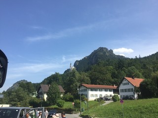 Famous fairy tale Neuschwanstein Castle in Bavaria, Germany
