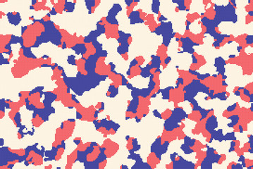 Military hunting camouflage texture.Vector illustration