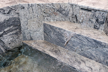 font in catholic church - sink