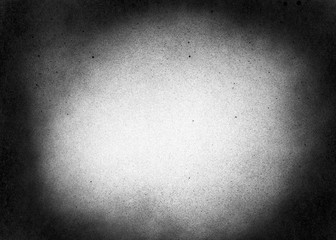 Fototapeta Vintage black and white noise texture. Abstract splattered background for vignette. obraz