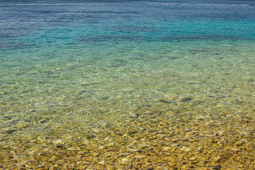 crystal clear water