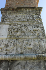 Ancient Roman Arch of Galerius in Thessaloniki, Greece