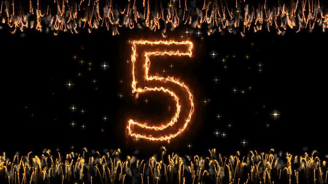 Happy New 2020 Year Countdown 10sec, Abstract Backgrounds, Christmas