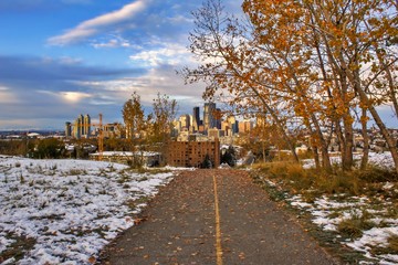 Fall Foliage Surrounding The City
