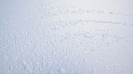 Wipe water drops on a fresh cleaning surface background.