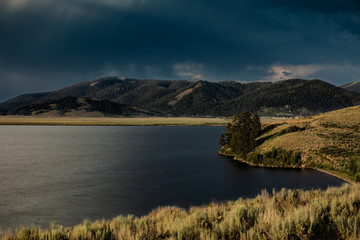 Lake and Mountains - Idaho 