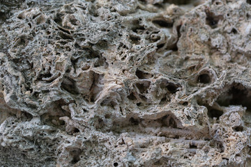 gray stone rock ornament