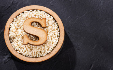 Organic white sesame seeds - Sesamum indicum