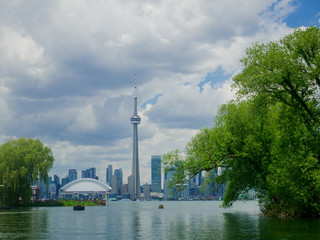 Obraz premium Canada Toronto Centre island flooding