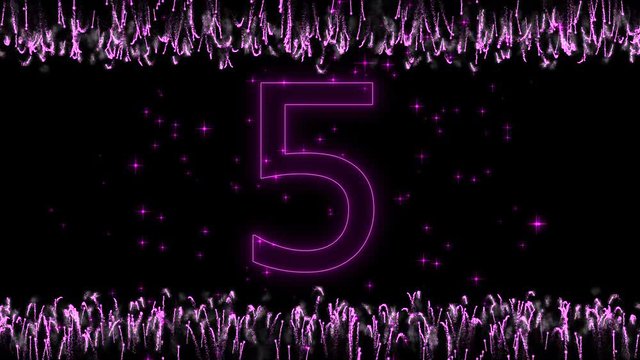 Happy New 2020 Year Countdown 10sec, Abstract Backgrounds, Christmas