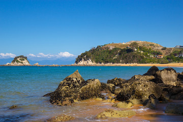 Fototapeta premium Kaiteriteri beach view, Abel Tasman national park