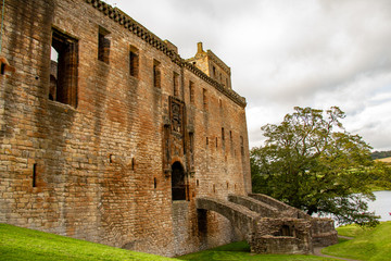 Exterior Linlithgow Palace in Scotland