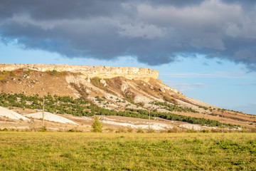 Crimea. Tract White Rock (Aq-Kaya)