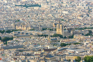 Paris France beautiful sunset scenic view tres beau Paris Tour famous landmark building monument 