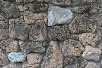 gray stone rock ornament
