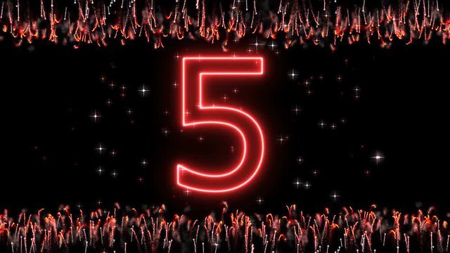 Happy New 2020 Year Countdown 10sec, Abstract Backgrounds, Christmas