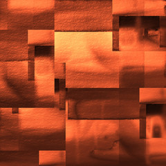 Digitally generated abstract background in orange autumn colors.