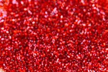 Abstract blur christmas silver red on background.
