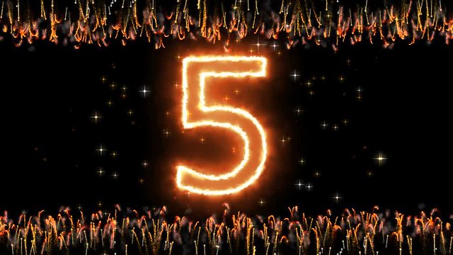 Happy New 2020 Year Countdown 10sec, Abstract Backgrounds, Christmas