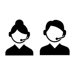 Call center, care customer,online,person,service,support icon logo