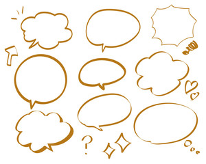 吹き出し　コメント