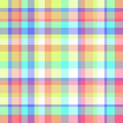 Seamless multicolored pattern. Checkered texture with many lines. Geometric colored wallpaper with stripes. Print for fabrics