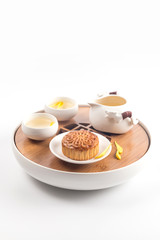 Chinese traditional food - moon cake