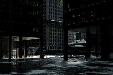 TD Plaza in Toronto during the winter