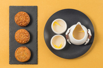 Chinese traditional food - moon cake
