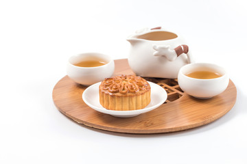 Fototapeta na wymiar Chinese traditional food - moon cake