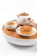 Chinese traditional food - moon cake