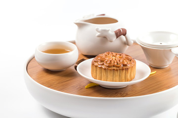 Chinese traditional food - moon cake