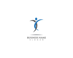 People healthy logo and vector