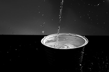 Drink splash background