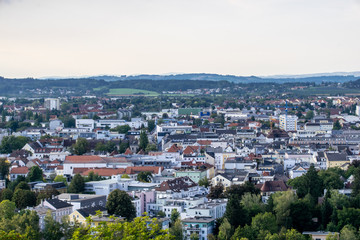 Landscape shot of Wels in Upper Austria