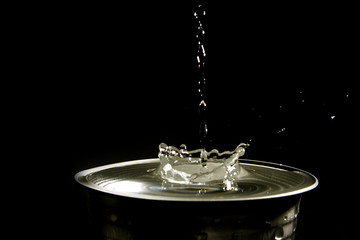 Drink splash background