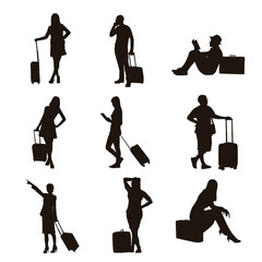 People with Travel Bag