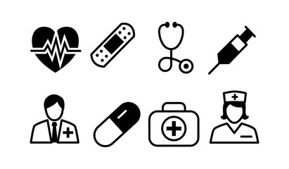 Medical icon set