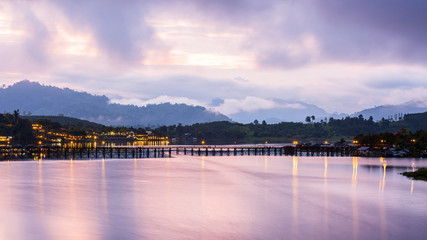 Uttama Nusorn Wooden Bridge, Mon bridge.