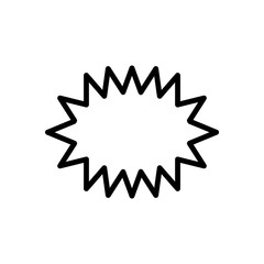 bubble speak icon trendy flat design 