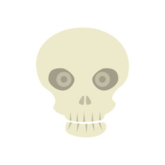skull dead halloween isolated icon vector illustration design