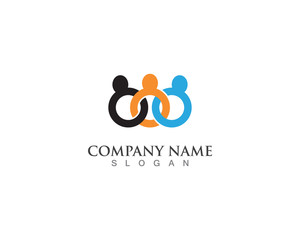 people community logo and vector design